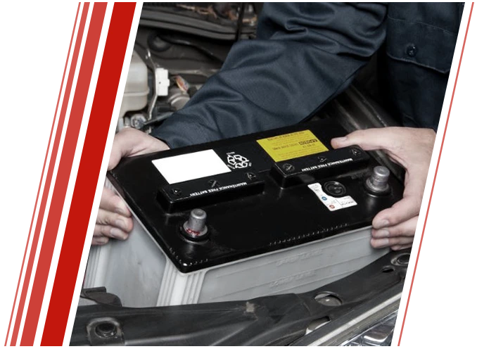 Mechanic Replacing Car Battery