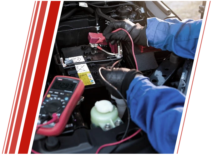 Mechanic Fixing Electrical on Car