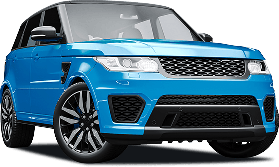 Blue SUV