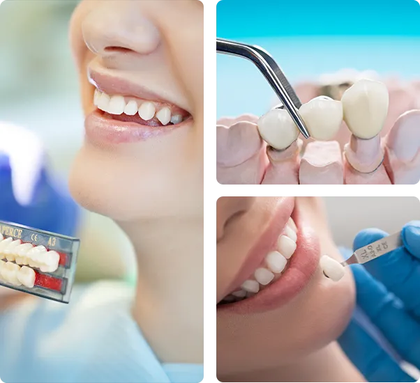 Woman at the dentist