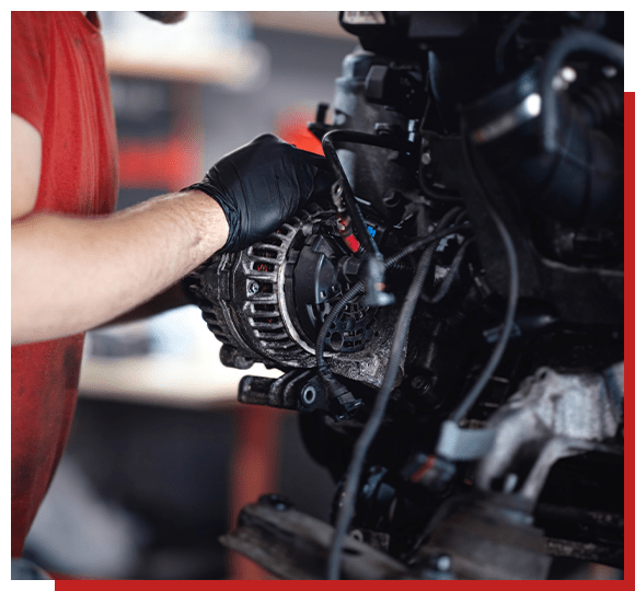 Car engine generator repair