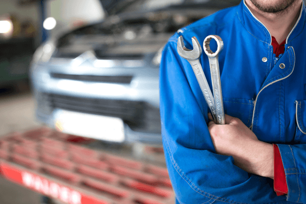 Auto repair garage.