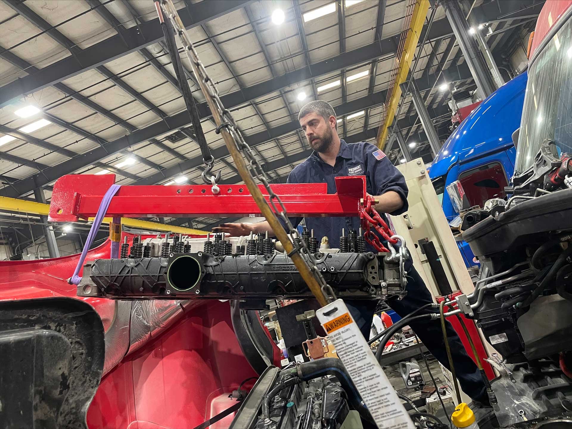 employee repairing